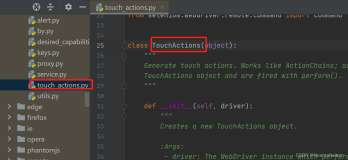 selenium源码通读·11 |webdriver/common/touch_actions.py-TouchActions类分析