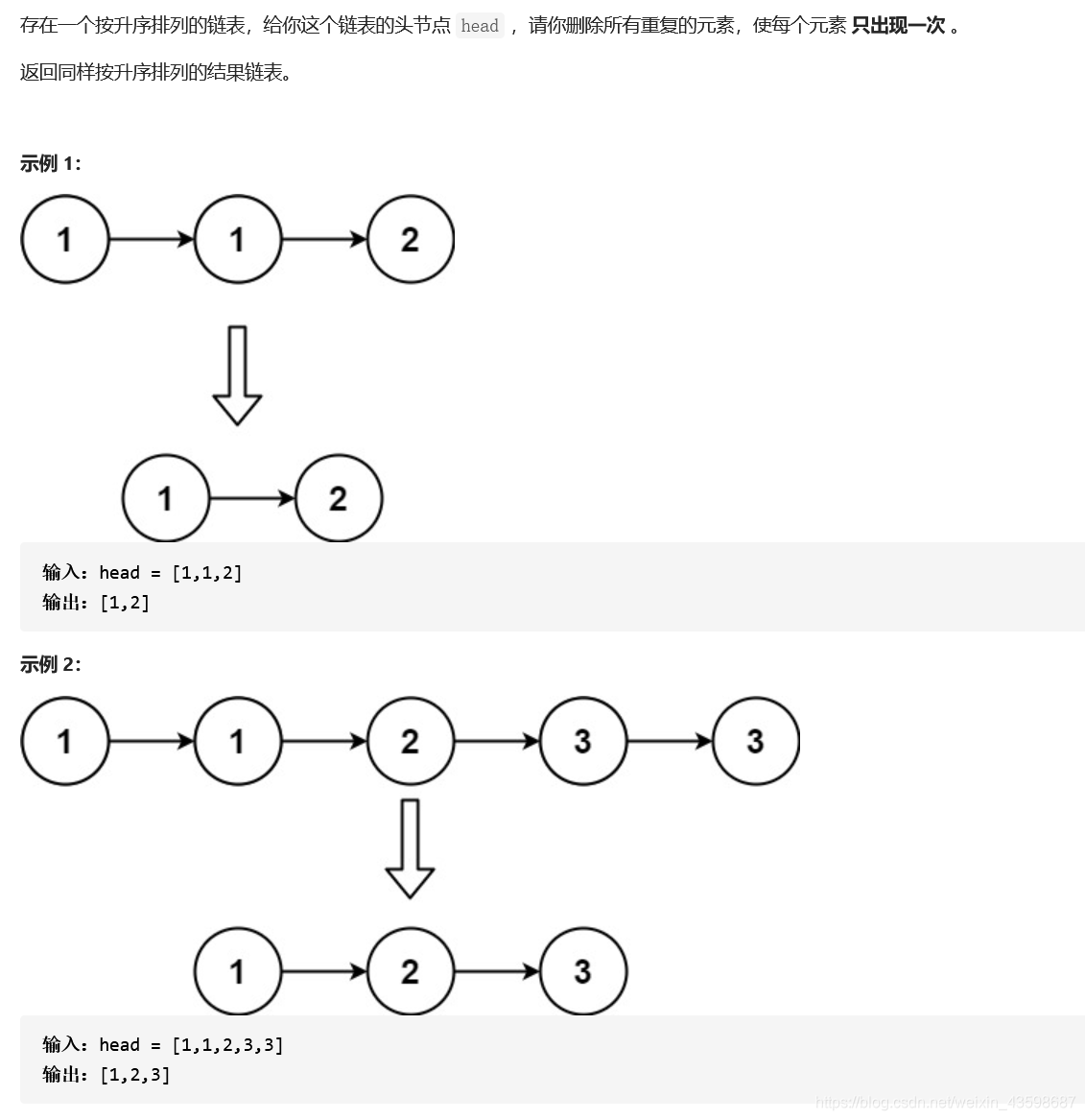 【LeetCode】第15天 - 83. 删除排序链表中的重复元素 | 82. 删除排序链表中的重复元素 II