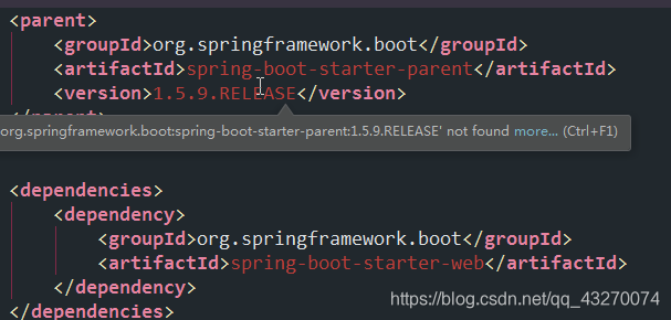 idea下新建的spring boot项目,无法导入依赖以及idea基础回顾