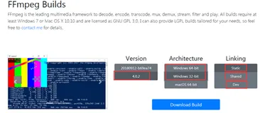 Qt开发笔记（一）：Qt+FFmpeg开发环境搭建以及工程模板