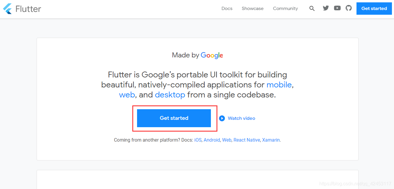 谷歌移动UI框架Flutter入门