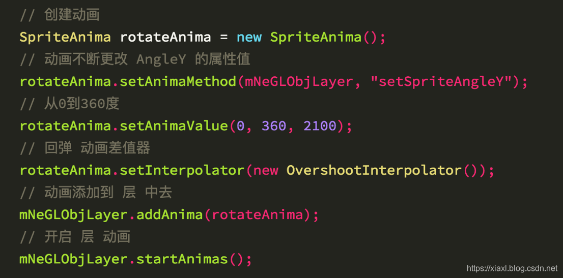 自定义的精灵动画中使用OvershootInterpolator 自定义的精灵动画中使用OvershootInterpolator