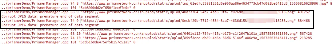 关于 加载图片"Corrupt JPEG data: premature end of data segment" 的解决方法