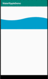 Android 贝塞尔曲线实现水纹波动效果
