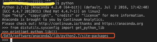 服务器 Linux环境上查看Python site-package 包所在位置
