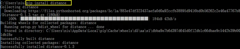 Py之distance：distance的简介、安装、使用方法之详细攻略