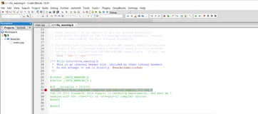 codeblocks中出现#error This file requires compiler and library support for the错误时的解决方案