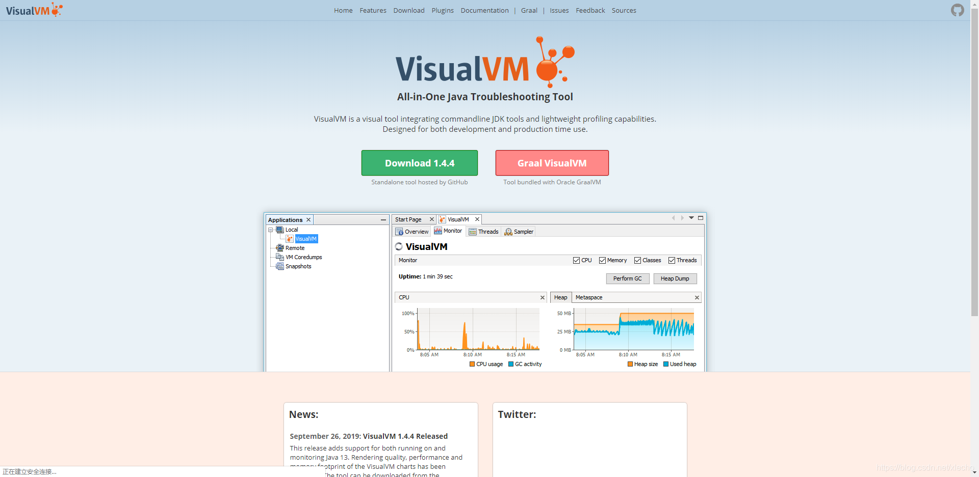 JVM--JVM上手工具VisualVM安装（堆内存观测工具插件）