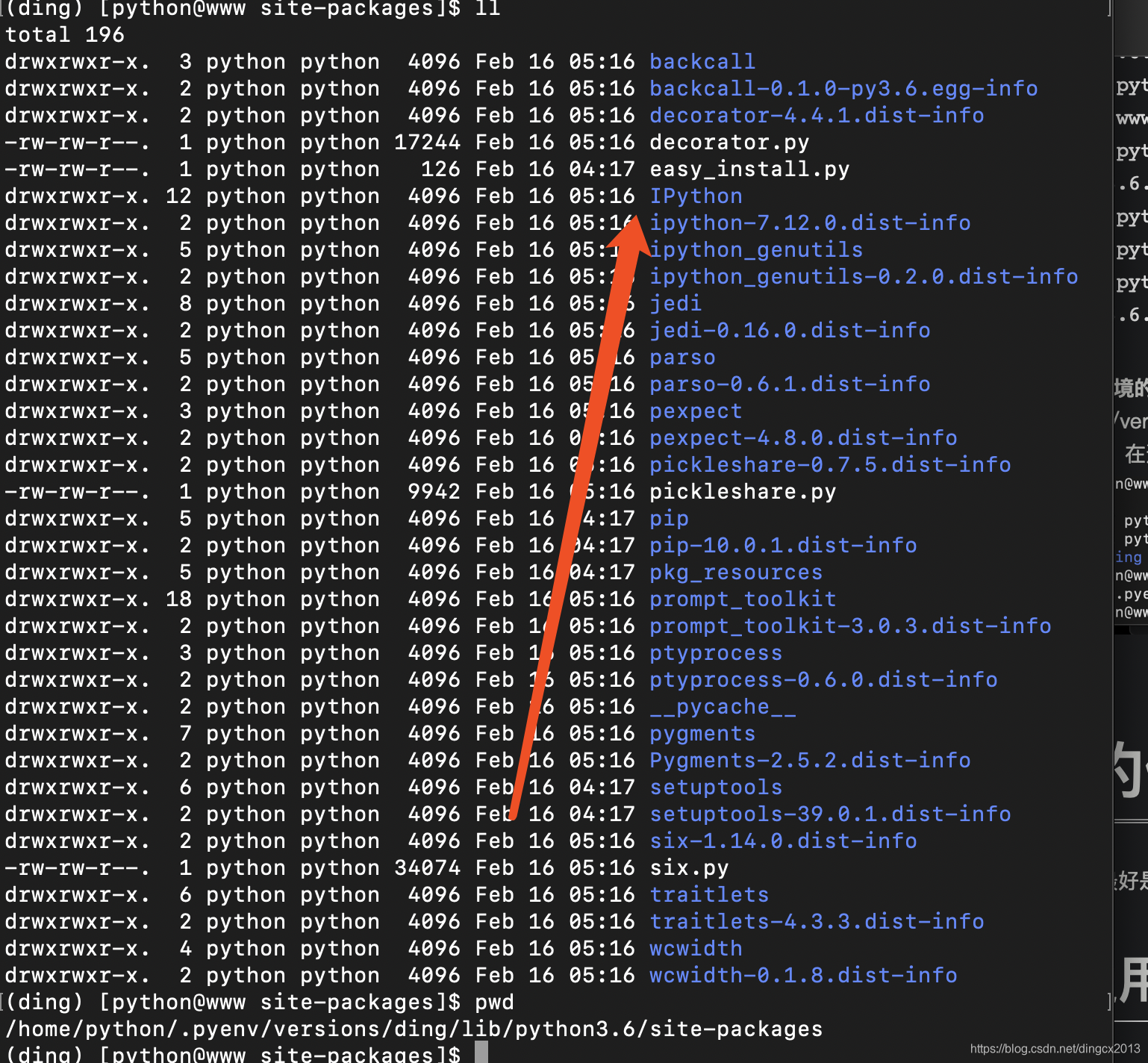 虚拟环境下的第三方包路径 虚拟环境下的第三方包路径