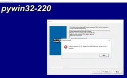 成功解决 安装pywin32时出现python version 3.6-32 required, which was not found in the registry