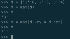 Python 简述字典搭配 max() 函数用法以及key参数使用