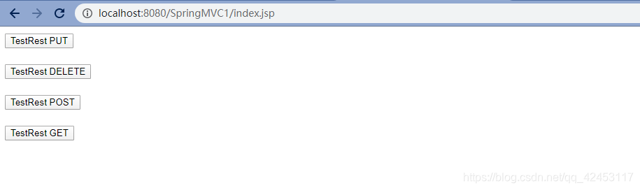 SpringMVC报错：HTTP Status 405 - JSPs only permit GET POST or HEAD