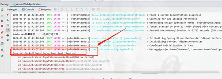 IDEA报错java.net.SocketTimeoutException:Read timed out