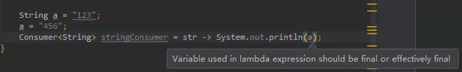 Java - Lambda Error：Variable used in lambda expression should be final or effectively final