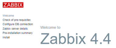 ZABBIX4.4 安装及配置