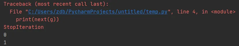 python入门-----生成器generator