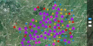 百度地图 - 点聚合方式批量渲染坐标点