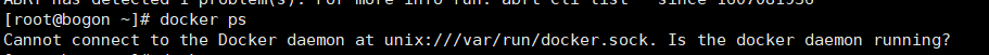 connect to the Docker daemon at unix:///var/run/docker.sock. Is the docker daemon running?