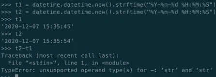 python timedelta 求时间差省去繁琐格式转换