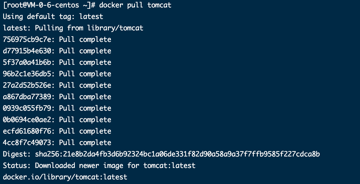 Docker下安装Tomcat