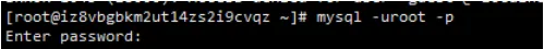 Liunx 修改 mysql 密码