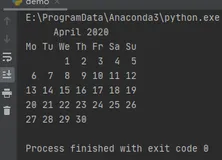 calendar库：Python日历的处理与生成