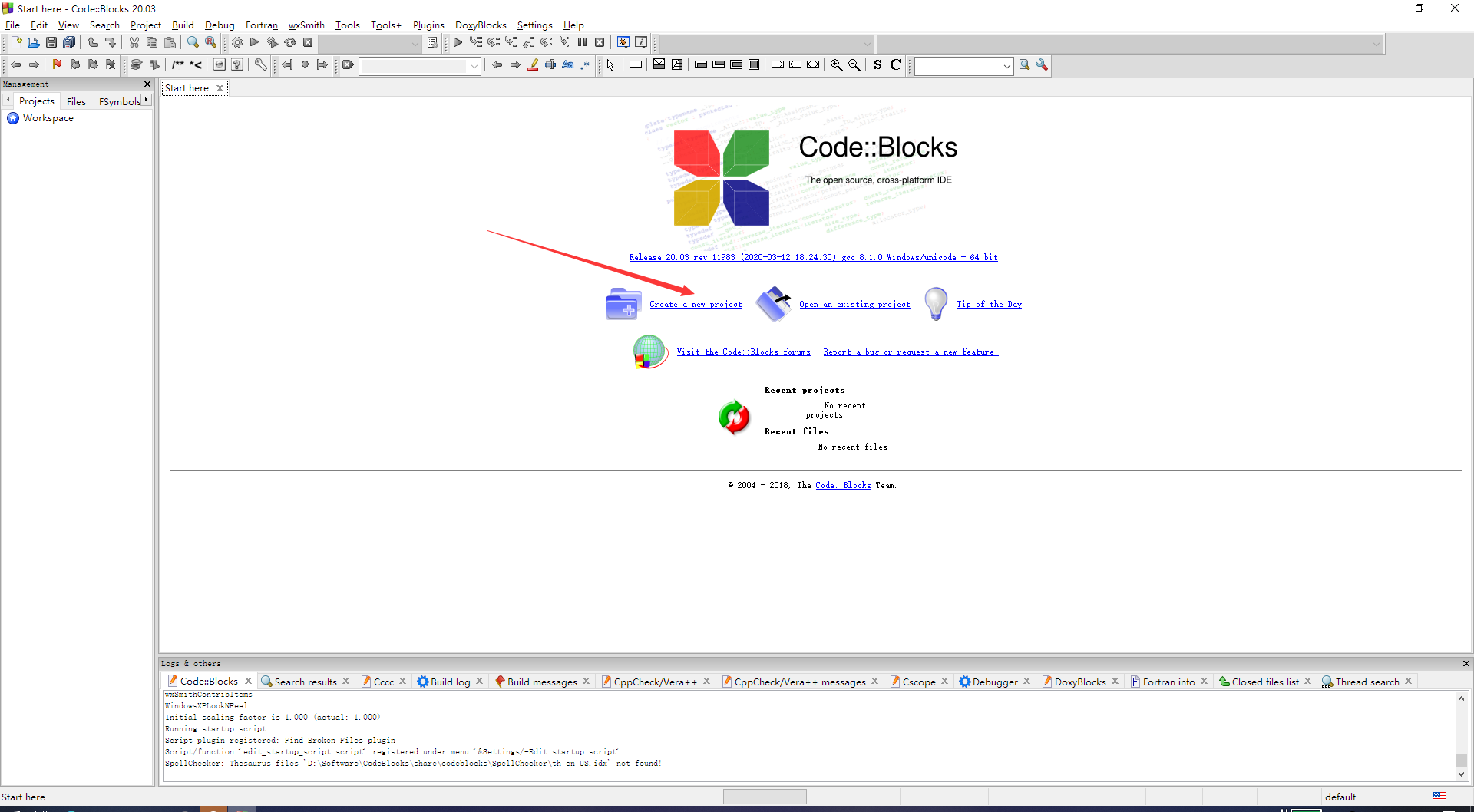 Codeblocks 20 03 