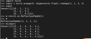 【pytorch】padding的几种填充方法