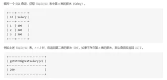 MySQL每日一题：177. 第N高的薪水（持续更新）