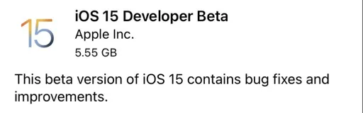IOS15 beta 8 开发者预览版更新【附升级通道】
