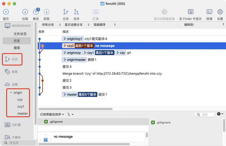 使用Mac上Source Tree 本地分支无法显示问题记录-阿里云开发者社区