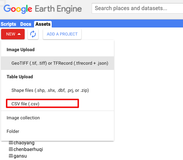 Google earth engine——导入表数据