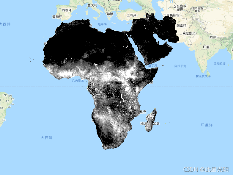 Google Earth Engine ——非洲土壤表面的实际蒸发量数据集