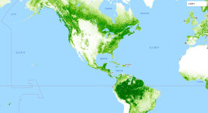 Google Earth Engine ——Landsat Vegetation Continuous Fields (VCF) 树木覆盖层包含高度超过 5 米的木本植被覆盖数据集