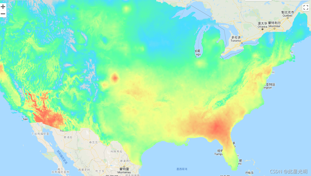 Google Earth Engine ——MACAv2-METDATA 数据集涵盖美国本土的 20 个全球气候模型的集合