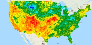 Google Earth Engine ——1979-2020年帕尔默干旱严重程度指数PDSI数据集每月三次提供高空间分辨率（约 4 公里）
