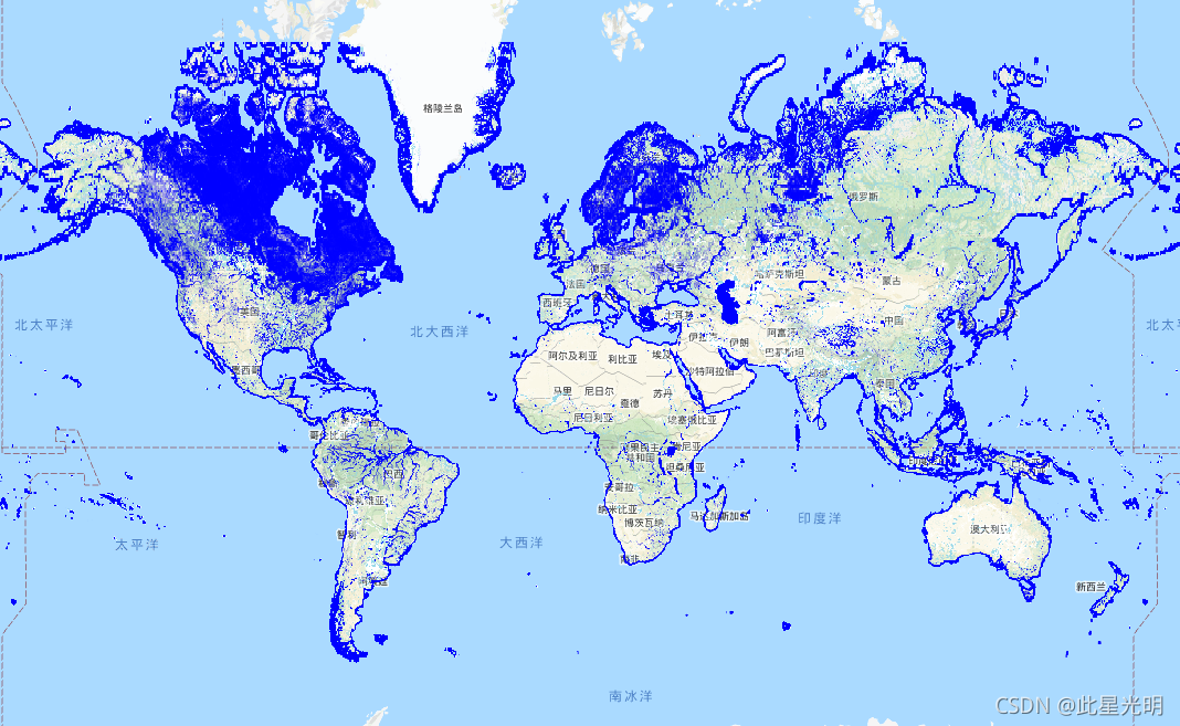 Google Earth Engine ——全球JRC/GSW1_1/YearlyHistory数据集的观测数据