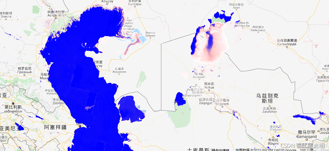Google Earth Engine ——全球JRC/GSW1_2/GlobalSurfaceWater数据集的观测数据