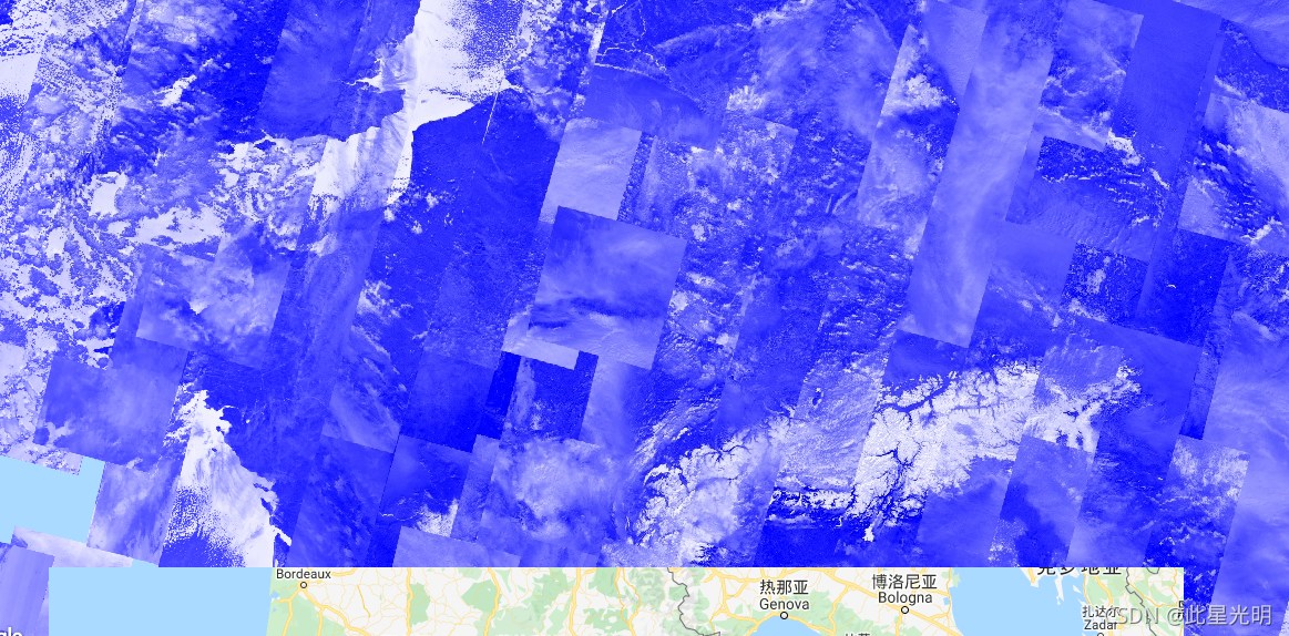 Google Earth Engine ——LANDSAT8系列归归一化差异雪指数NDSI数据集