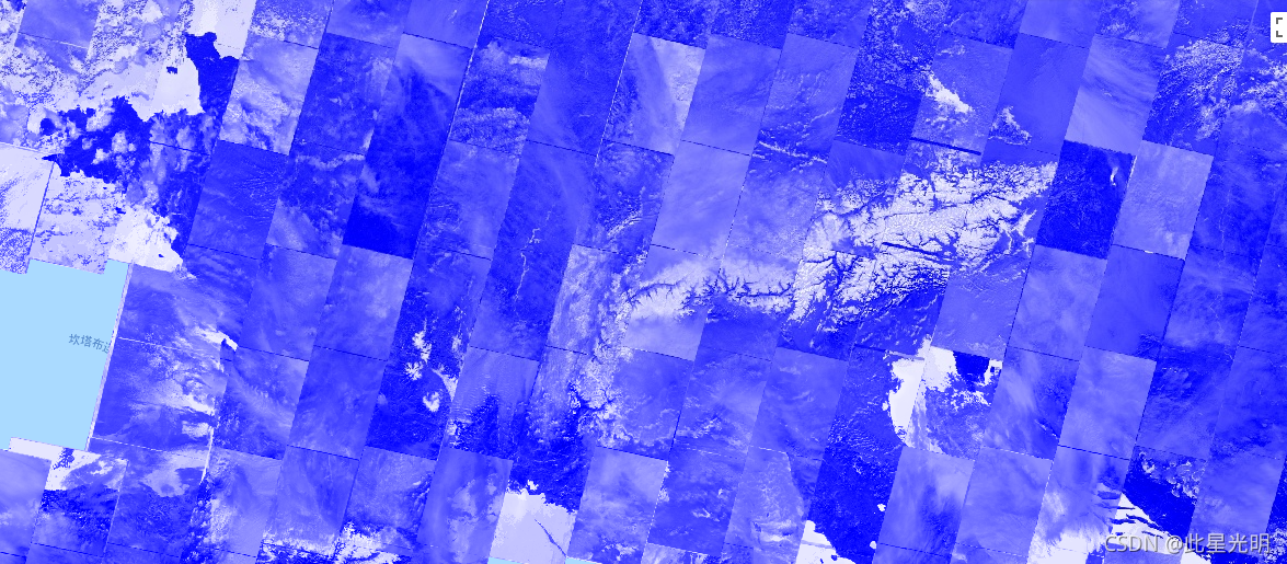 Google Earth Engine ——LANDSAT 7归一化差异雪指数