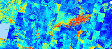 Google Earth Engine ——LANDSAT 7归一化差异水指数（NDWI）数据集