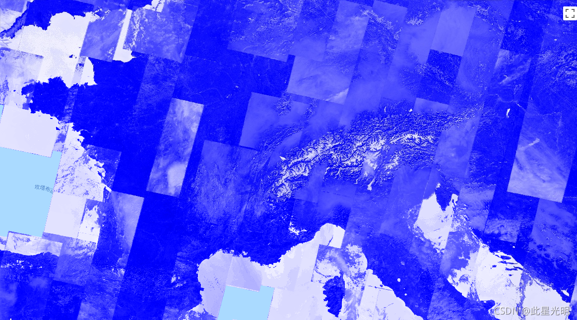 Google Earth Engine ——Landsat 5 TM合成影像8天/32天/年际归一化差异雪指数（NDSI）指数数据集