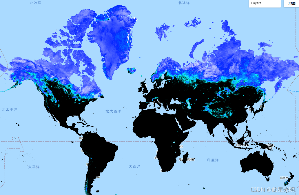 Google Earth Engine ——MOD10A1 V6 Snow Cover Daily Global 500m产品包含雪盖、雪反照率、雪盖分量和质量评估（QA）数据和NDSI指数数据集