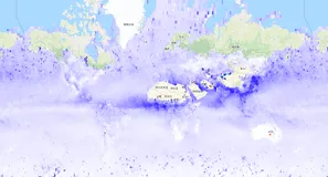 Google Earth Engine ——MOD08_M3 V6是一个大气全球产品，包含每月1×1度网格的大气参数平均值。这些参数与大气气溶胶颗粒特性、臭氧总负荷、大气水汽、云的光学和物理特性