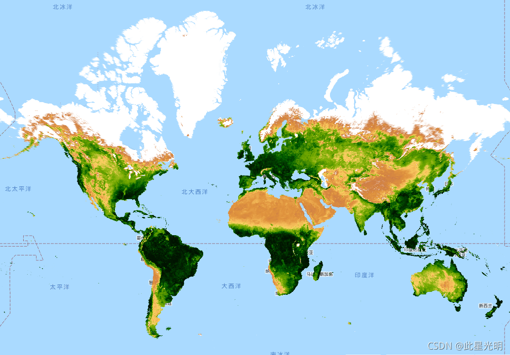 Google Earth Engine ——MYD13Q1.006 Aqua Vegetation Indices 16-Day Global 250m分辨率（NDVI/EVI）数据集