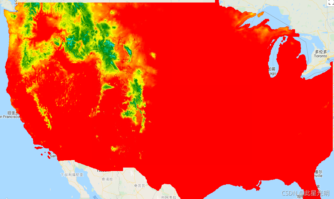 Google Earth Engine——NASA NEX-DCP30数据集（降水和气温）由美国本土的降尺度气候情景组成1km分辨率