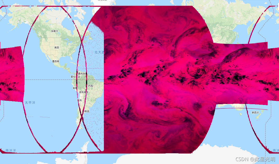 Google Earth Engine——地球静止卫星数据（GridSat-B1）提供了3个频道的数据：CDR质量的红外窗口（IRWIN）频道（接近11μm），可见光频道（接近0.6μm）和红外水汽