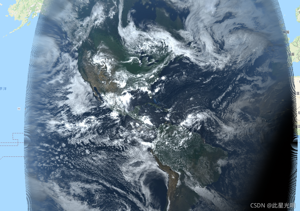 Google Earth Engine——NOAA/GOES/16/和17/MCMIPF地球静止气象卫星云层和水分图像产品的(分辨率都是2公里)