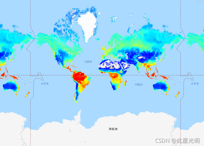 Google Earth Engine——潜在的自然植被FAPAR预测月度中值（基于PROB-V FAPAR 2014-2017）