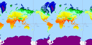 Google Earth Engine——全球地表温度夜间产品的基础数据集是MODIS陆地表面温度数据（MOD11A2）